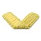 Rubbermaid Commercial Looped-End Dust Mop, Yellow, Blended Yarn, FGJ15300YL00 FGJ15300YL00 - alternate 3